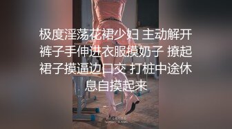 极度淫荡花裙少妇 主动解开裤子手伸进衣服摸奶子 撩起裙子摸逼边口交 打桩中途休息自摸起来