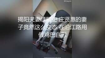 揭阳夫妻绿帽史 庄贤惠的妻子竟然这么变态 在沿江路用假鸡巴自慰