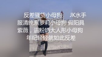 ❤️反差骚货小母狗❤️JK水手服清纯系萝莉小母狗 假阳具紫薇，逼粉奶大人形小母狗 年纪轻轻就如此反差