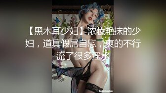 【黑木耳少妇】浓妆艳抹的少妇，道具假屌自慰，爽的不行流了很多淫水