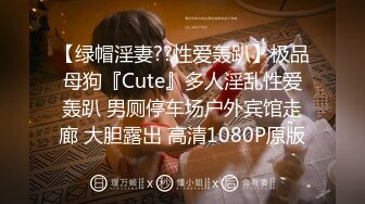 【绿帽淫妻??性爱轰趴】极品母狗『Cute』多人淫乱性爱轰趴 男厕停车场户外宾馆走廊 大胆露出 高清1080P原版