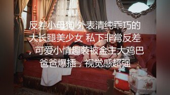 反差小母狗 外表清纯乖巧的大长腿美少女 私下非常反差，可爱小情趣装被金主大鸡巴爸爸爆插，视觉感超强