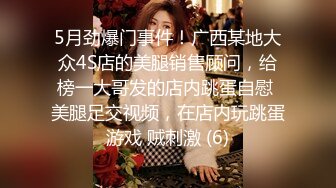 5月劲爆门事件！广西某地大众4S店的美腿销售顾问，给榜一大哥发的店内跳蛋自慰 美腿足交视频，在店内玩跳蛋游戏 贼刺激 (6)